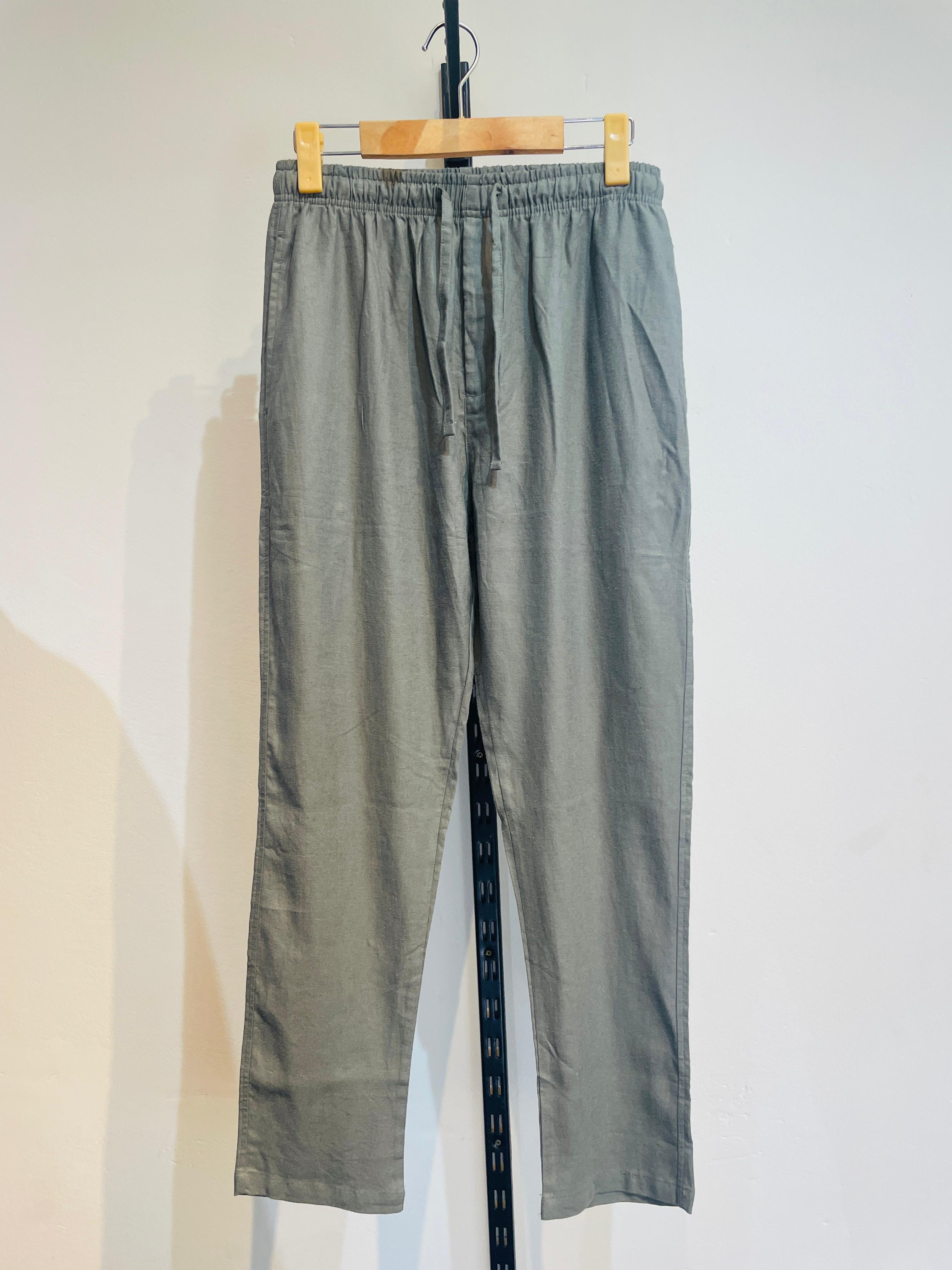 Remi Cotton Baggy Pants - Grey - Image 1