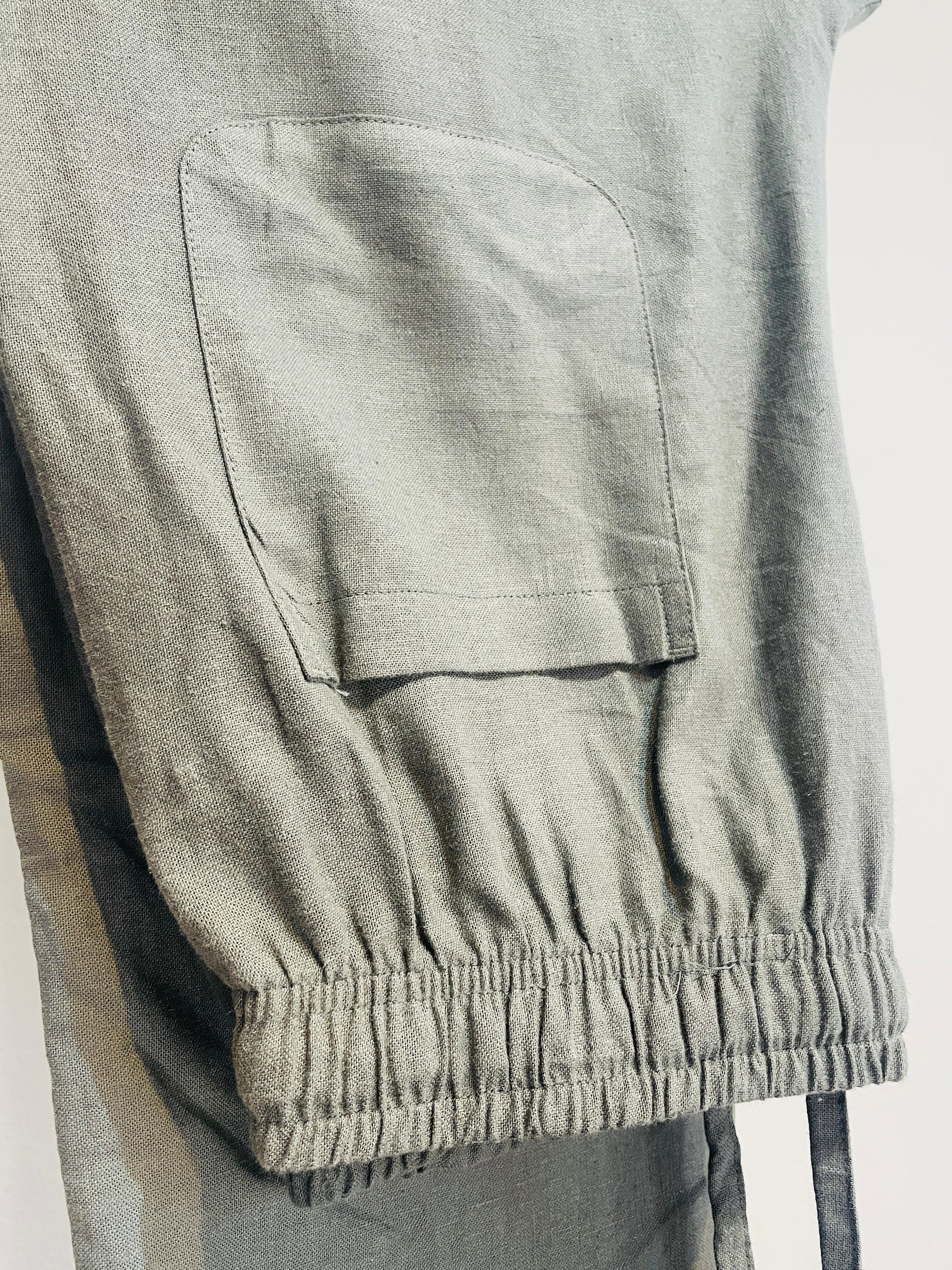 Remi Cotton Baggy Pants - Grey - Image 2